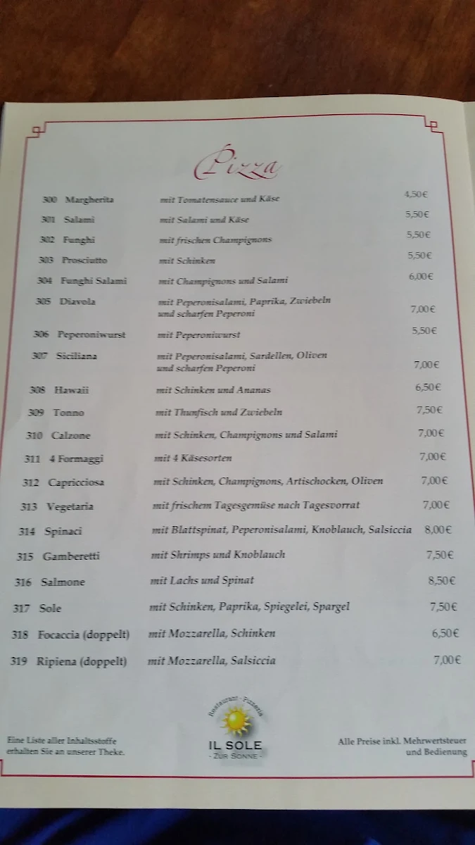 Speisekarte photo 8