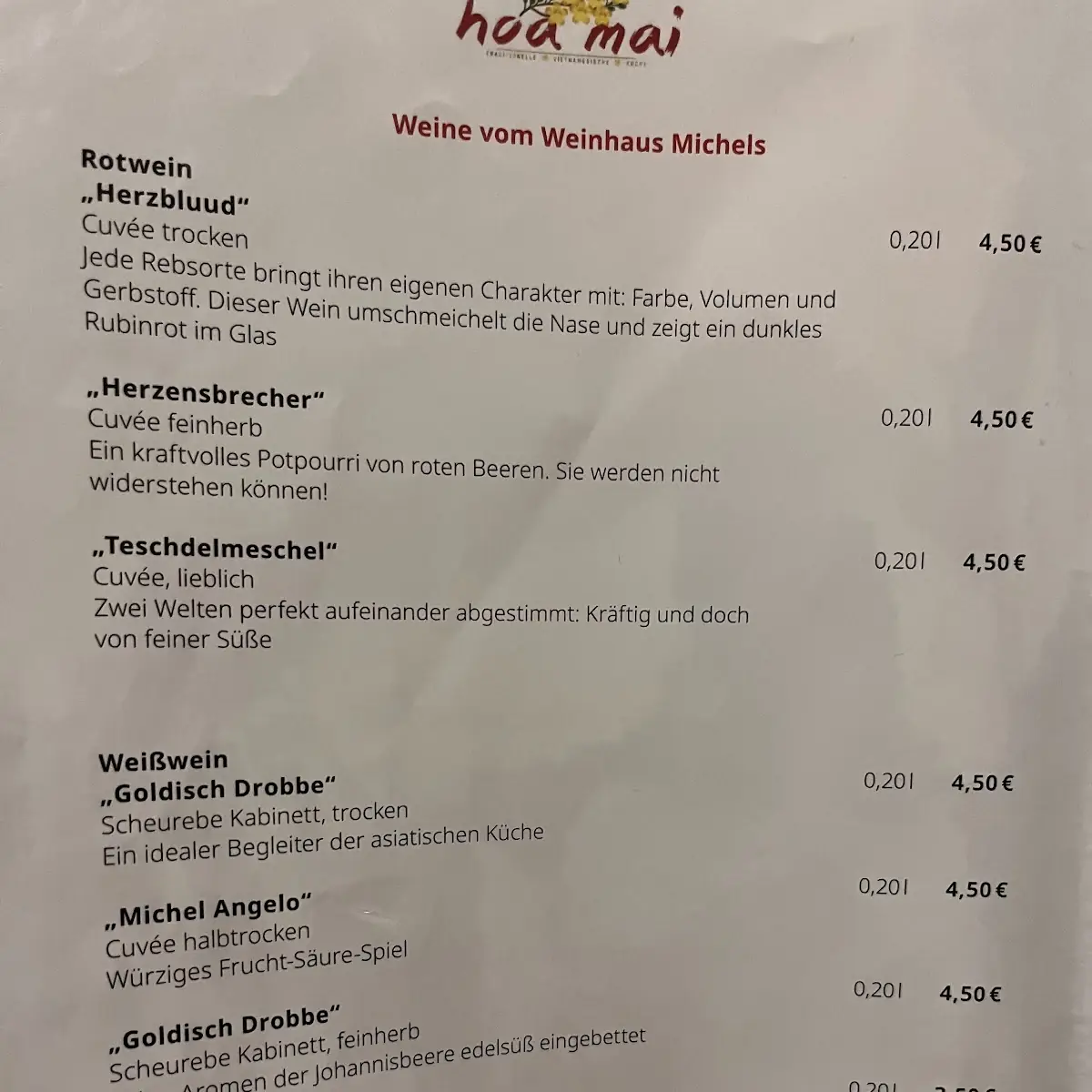 Speisekarte photo 3