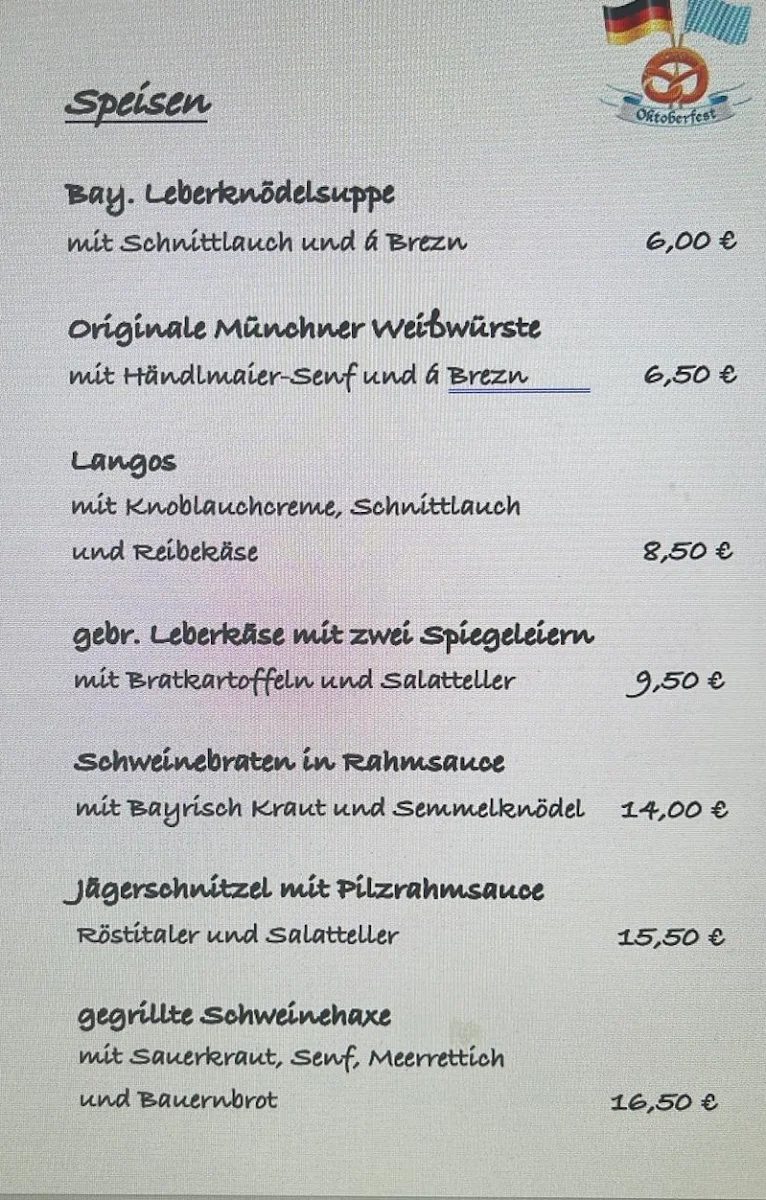 Speisekarte photo 1