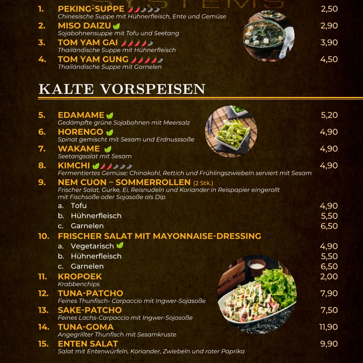 Speisekarte photo 2
