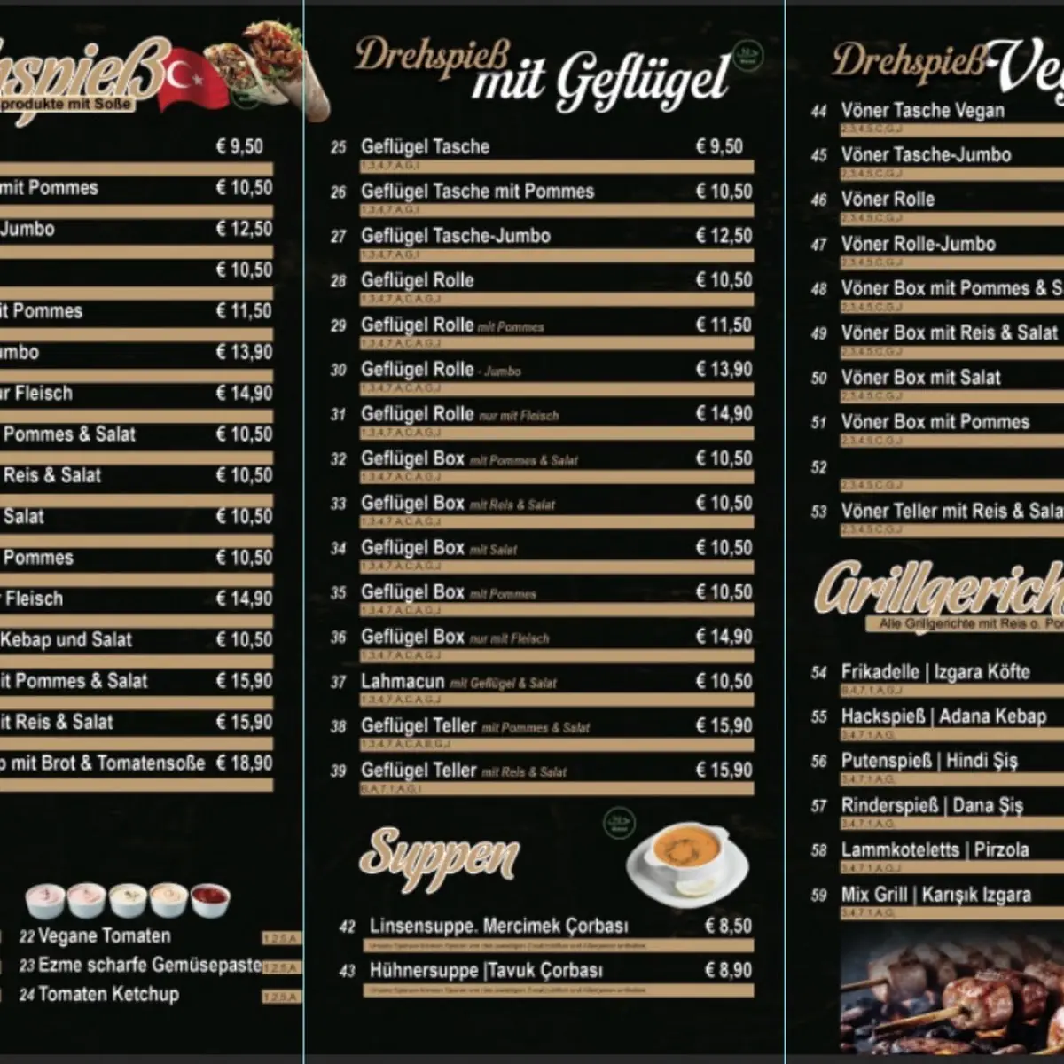 Speisekarte photo 1
