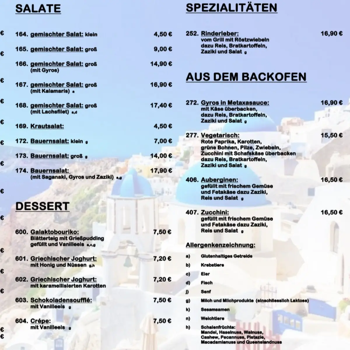 Speisekarte photo 3