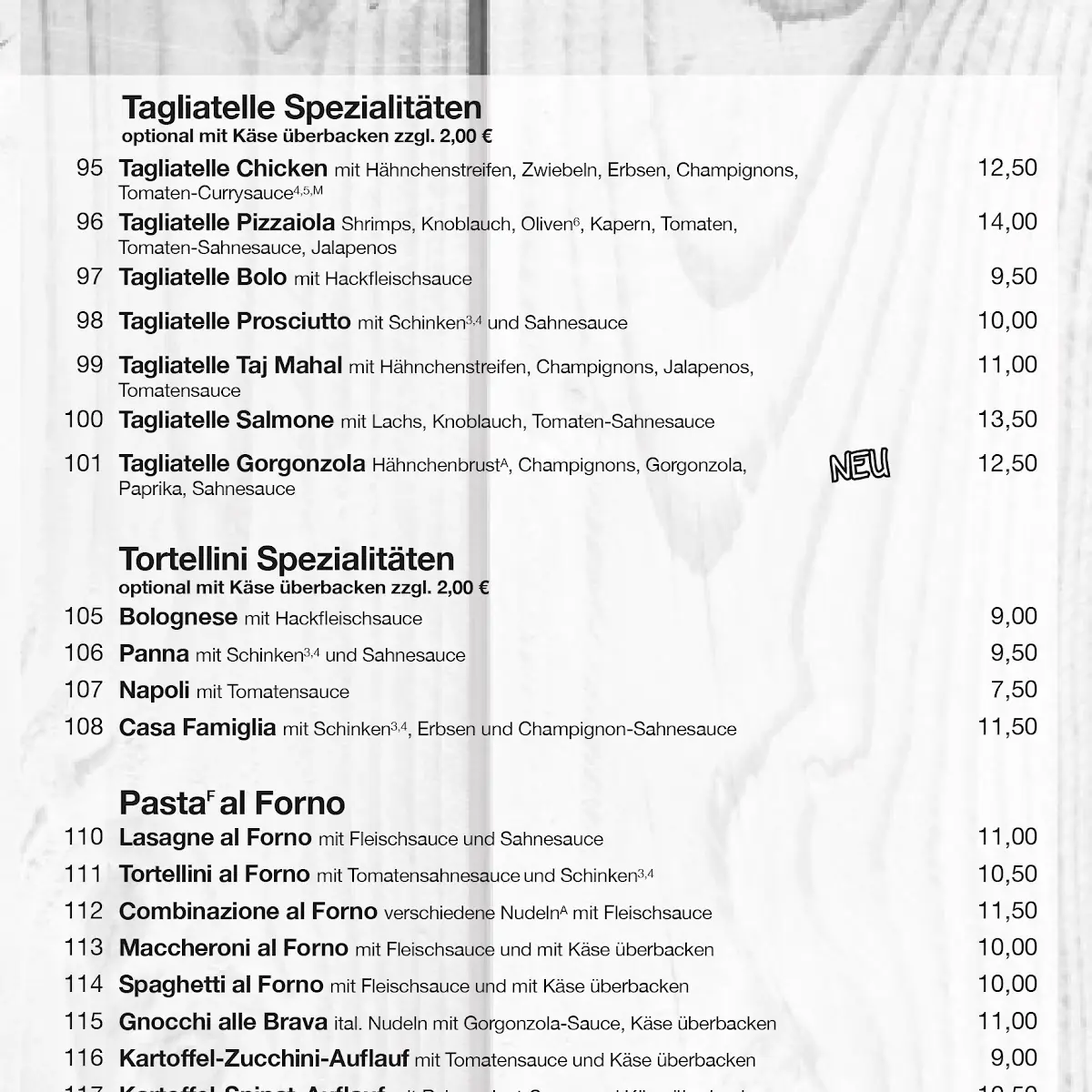 Speisekarte photo 4