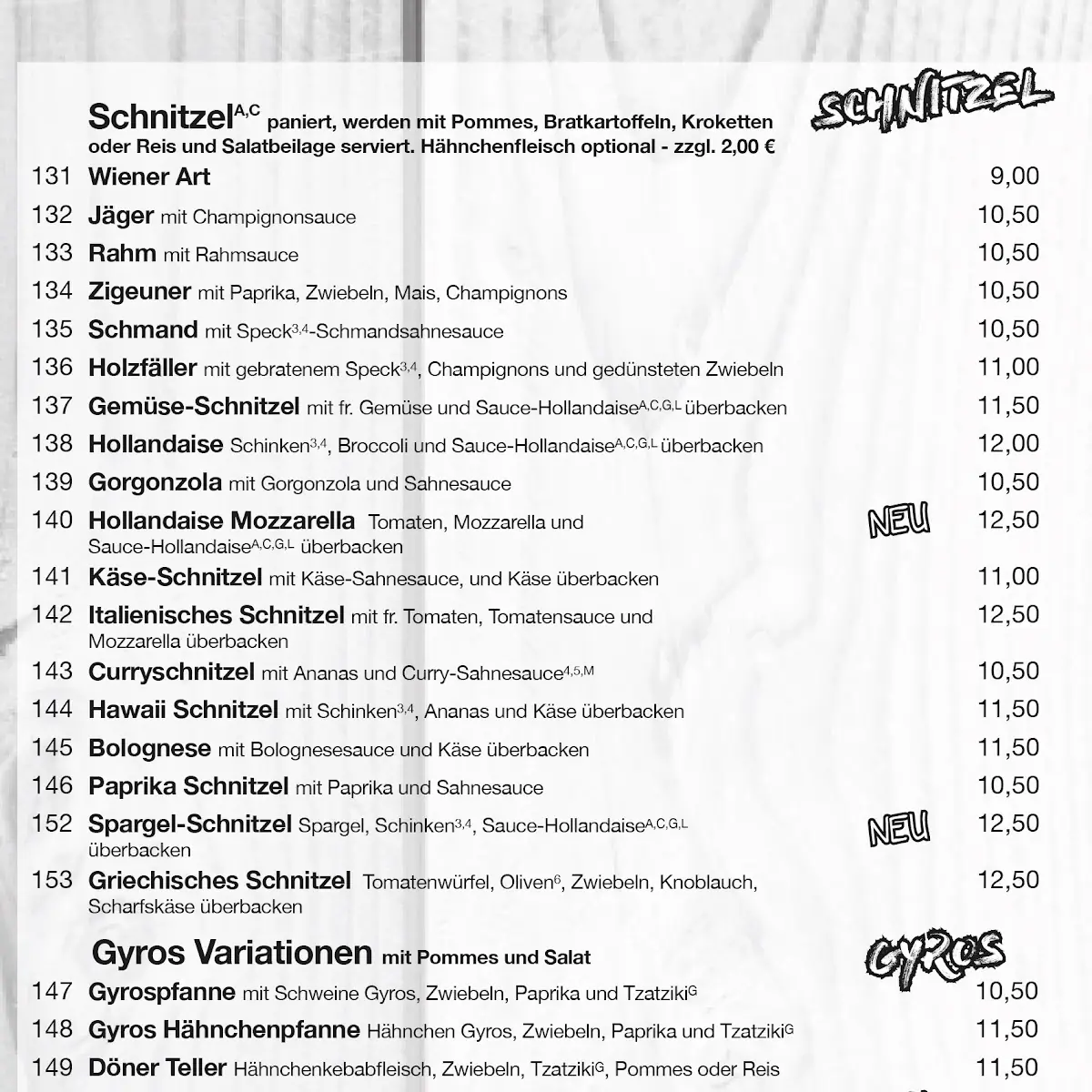 Speisekarte photo 5