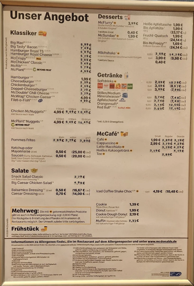 Speisekarte photo 1