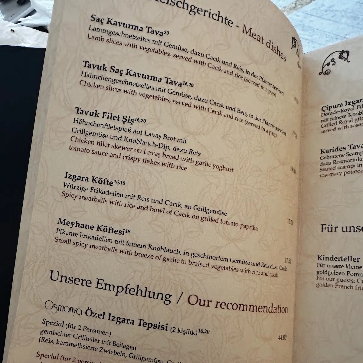 Speisekarte photo 8