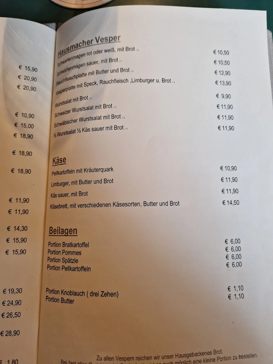 Speisekarte photo 7