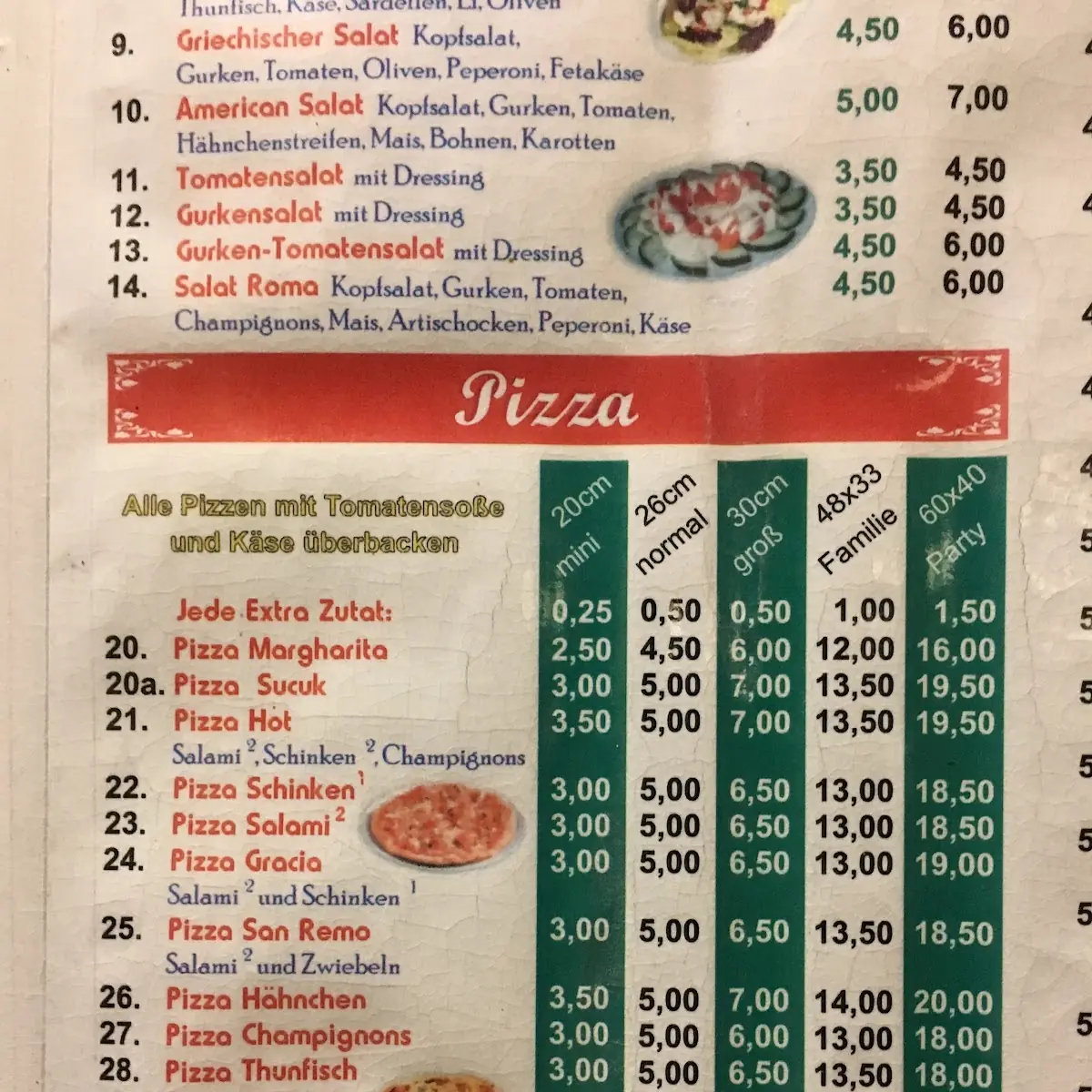 Speisekarte photo 1