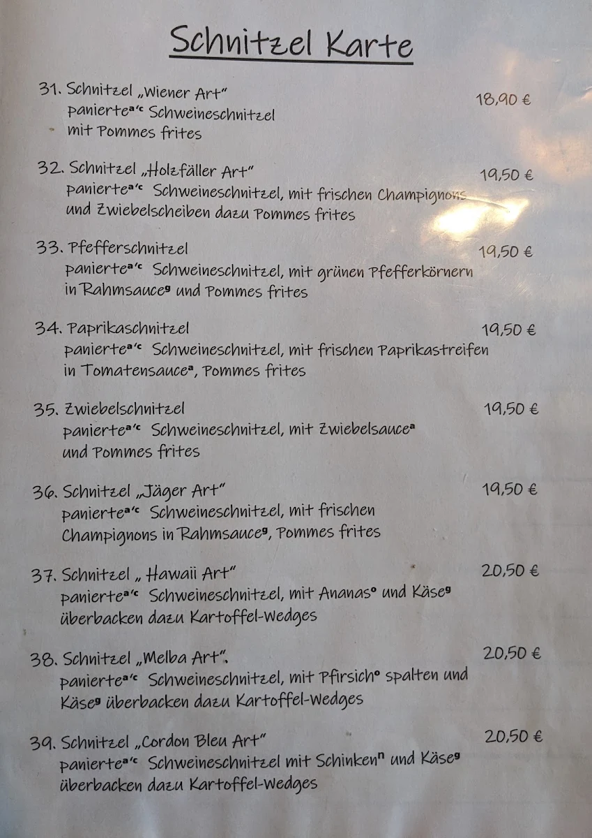 Speisekarte photo 1