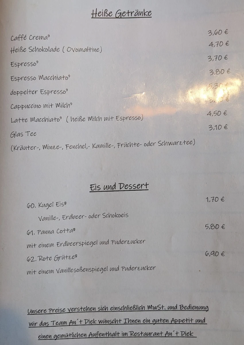 Speisekarte photo 3