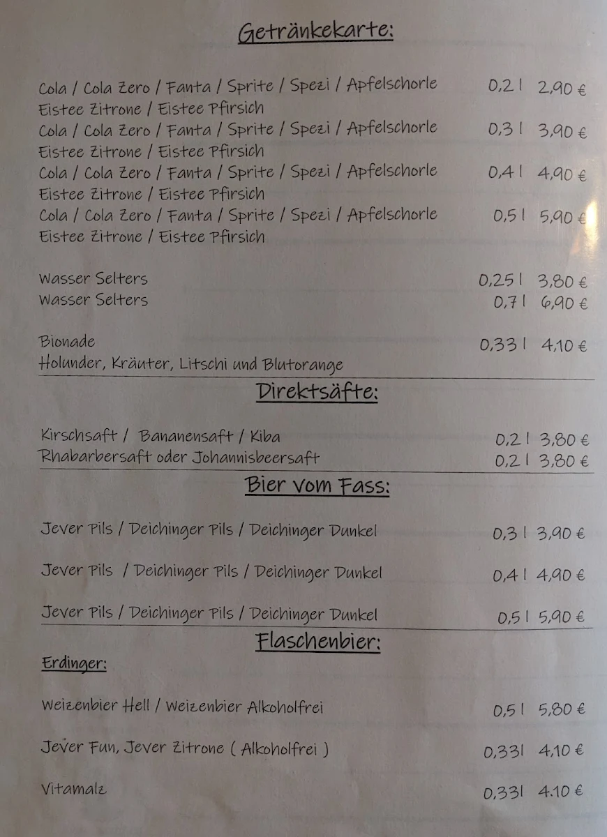 Speisekarte photo 4