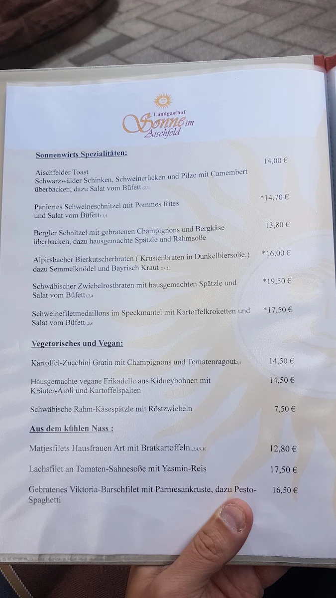 Speisekarte photo 5
