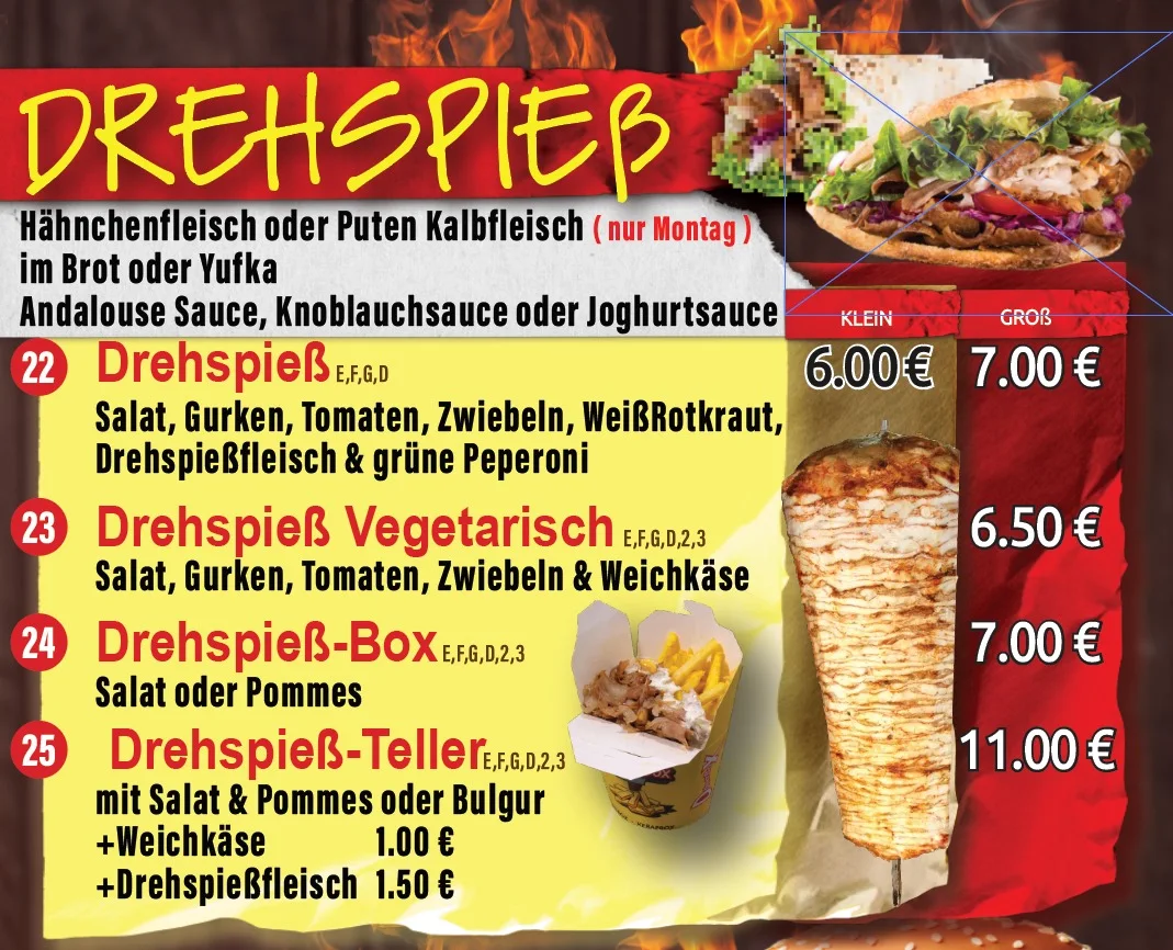 Speisekarte photo 1