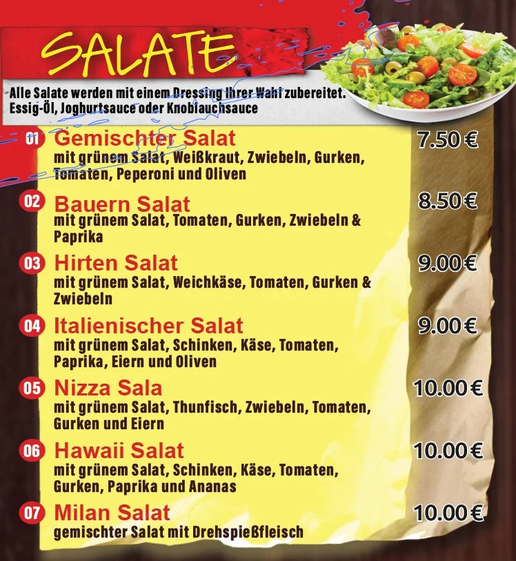 Speisekarte photo 3