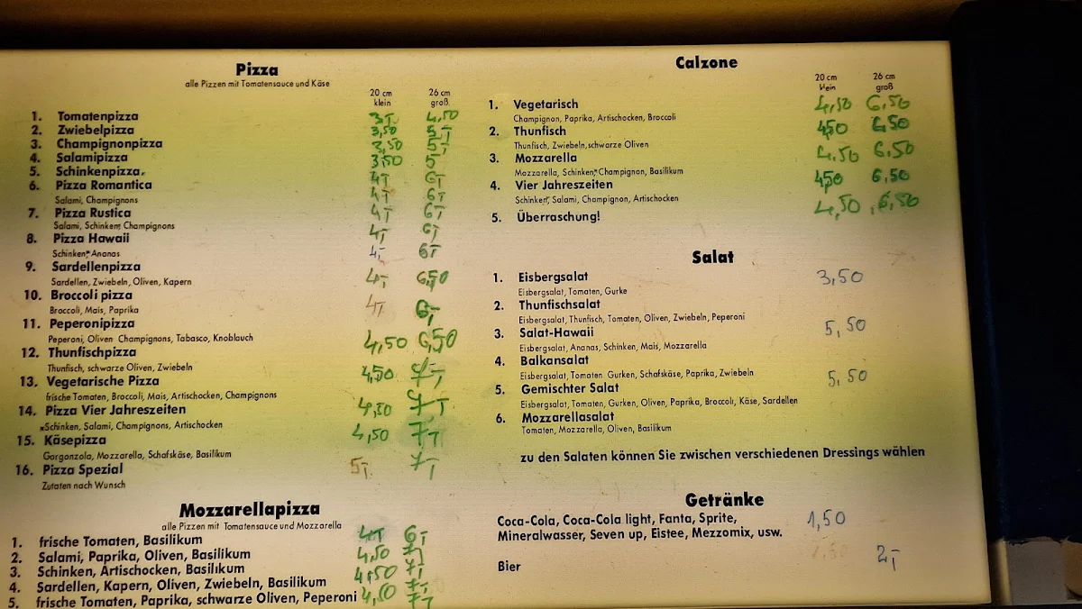 Speisekarte photo 2