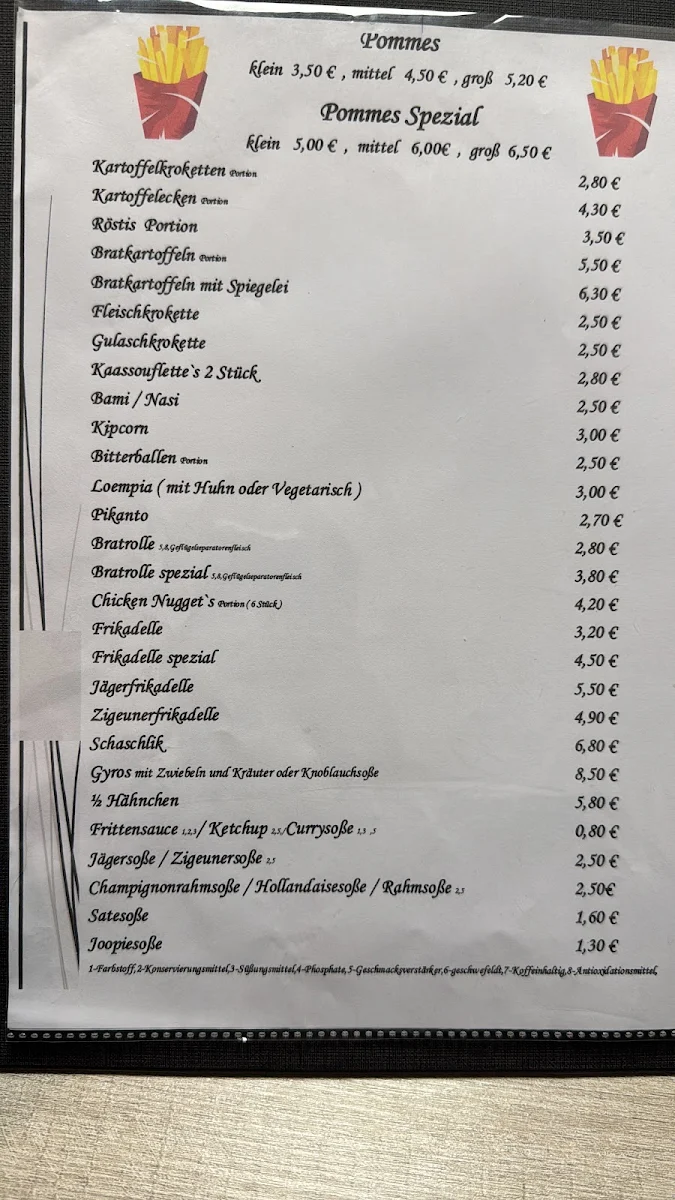 Speisekarte photo 2