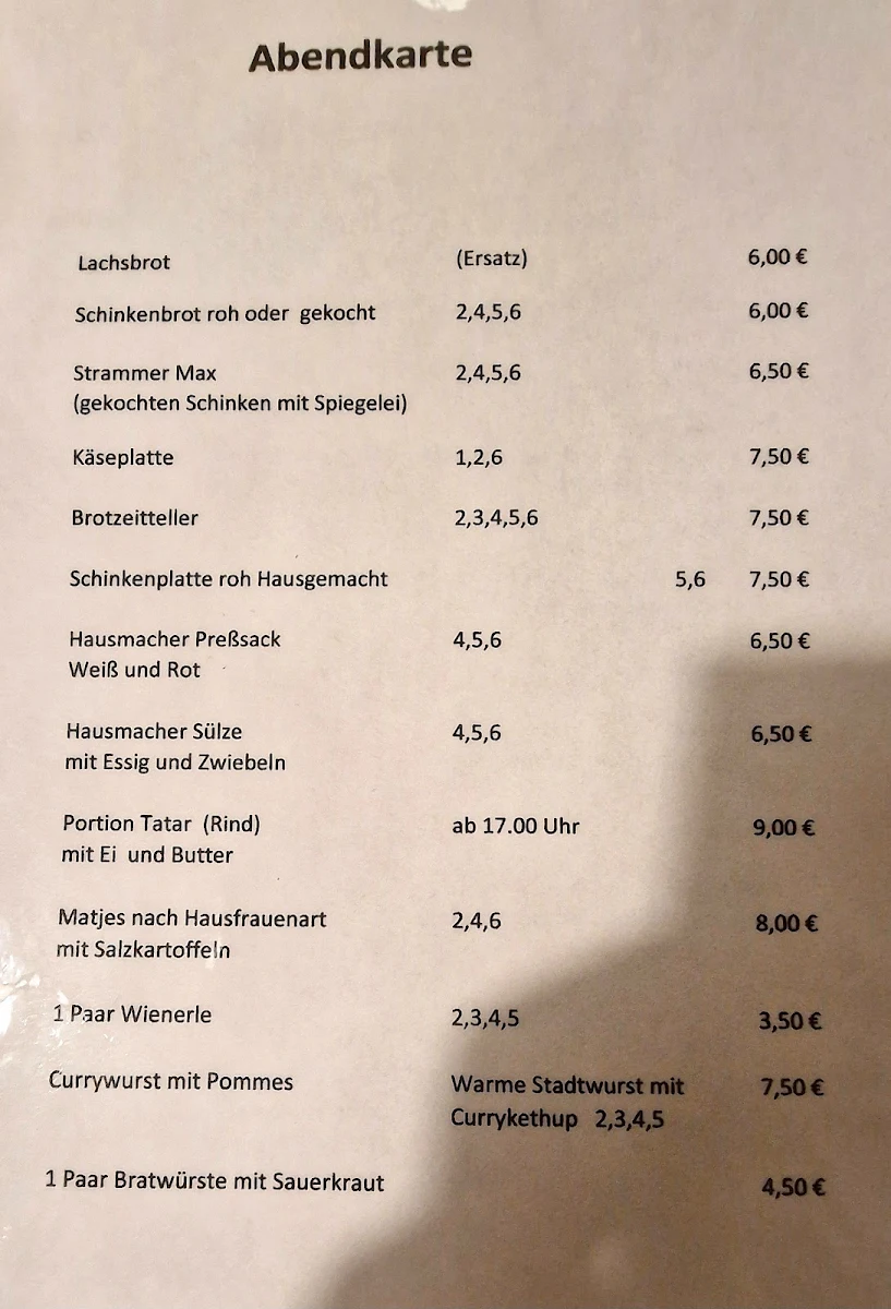 Speisekarte photo 4