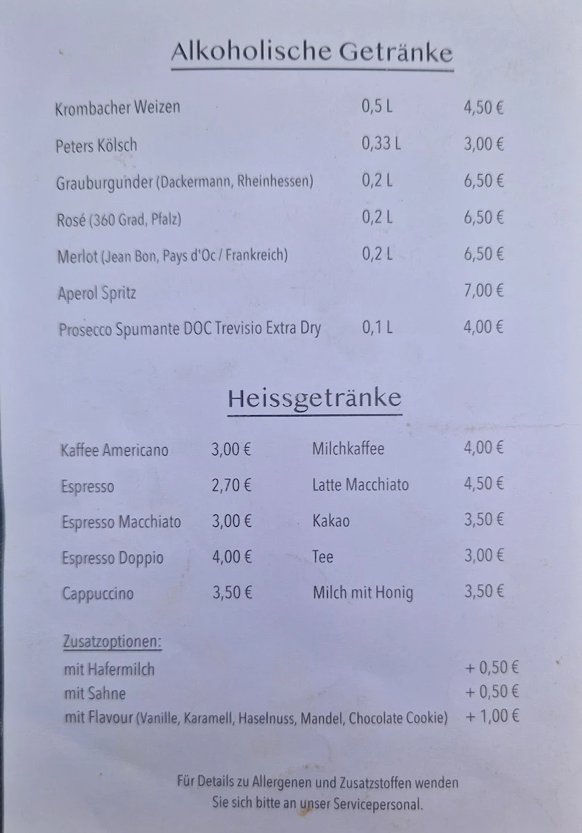 Speisekarte photo 4
