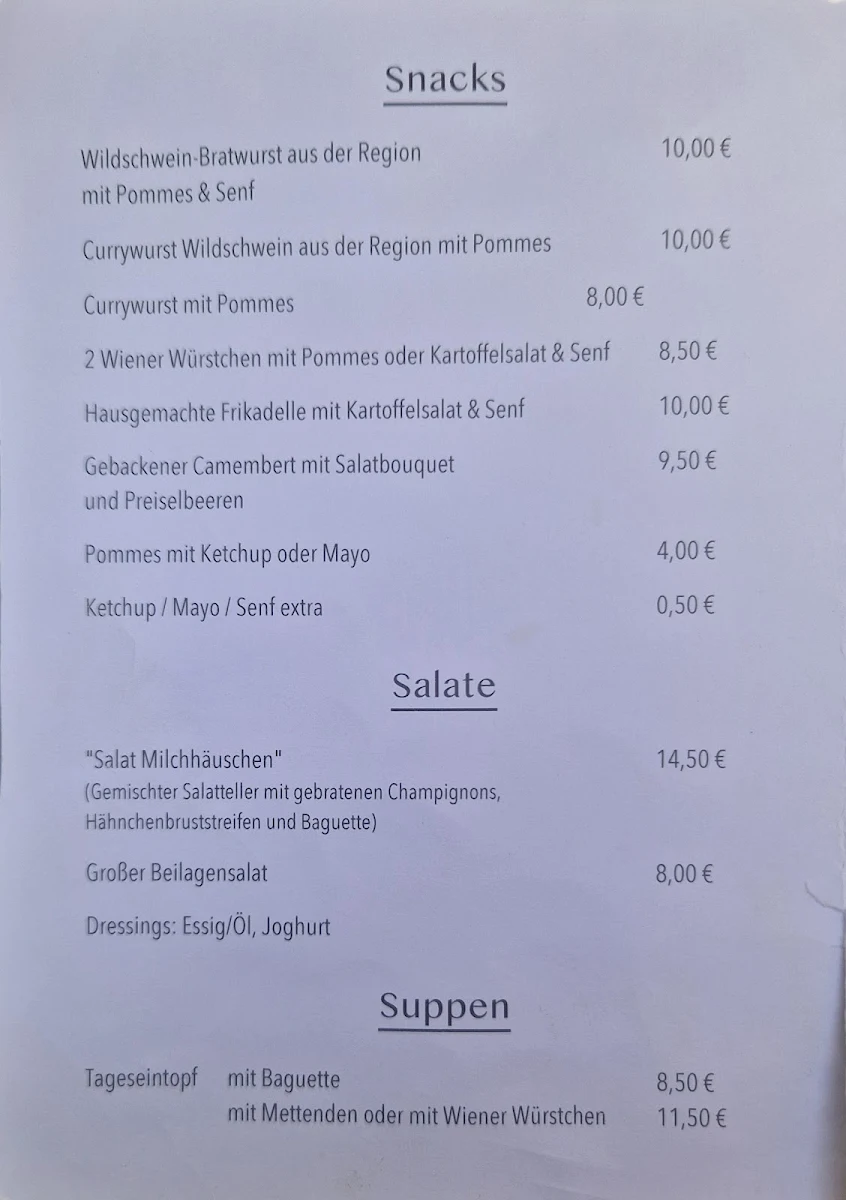 Speisekarte photo 5