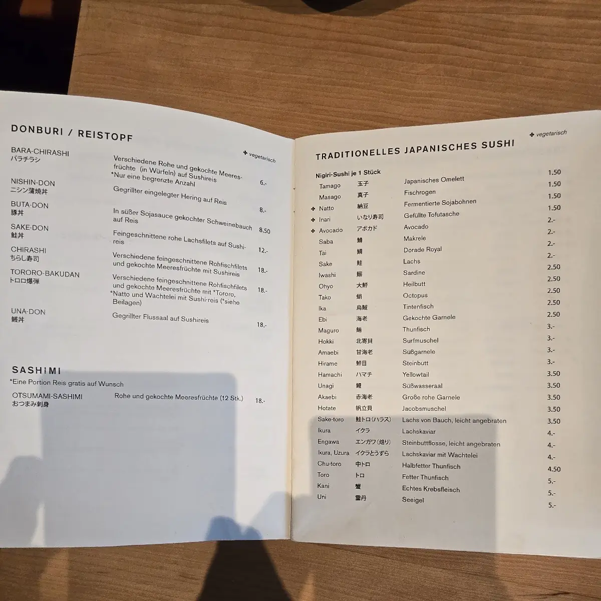 Speisekarte photo 3