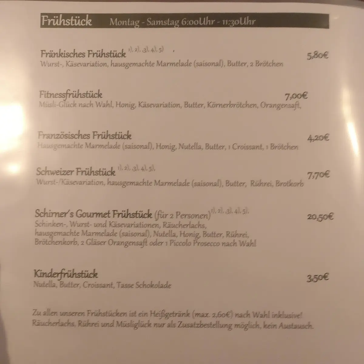 Speisekarte photo 7