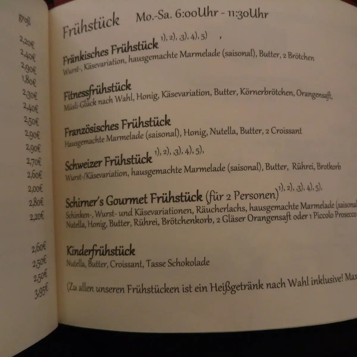 Speisekarte photo 8