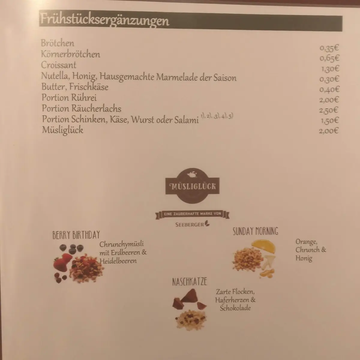 Speisekarte photo 9
