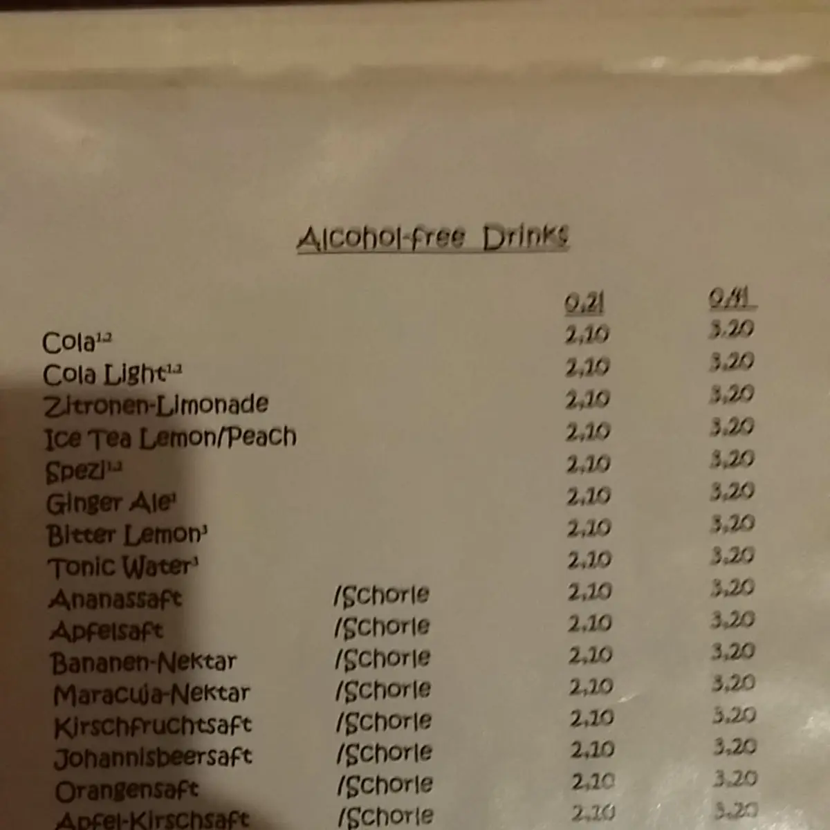 Speisekarte photo 7
