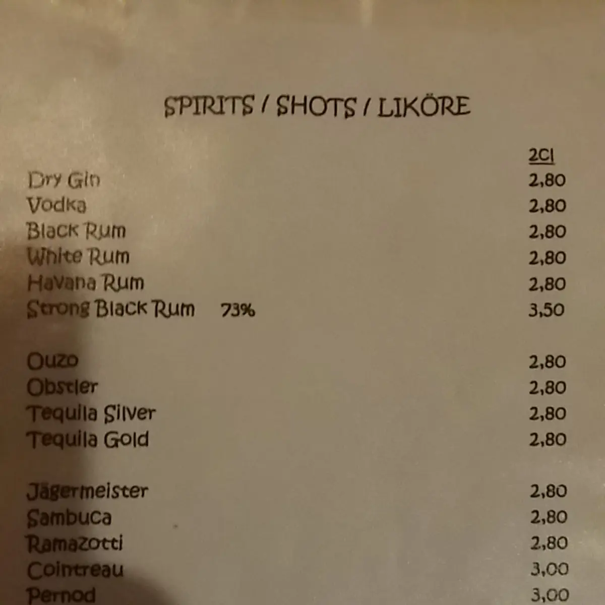 Speisekarte photo 9