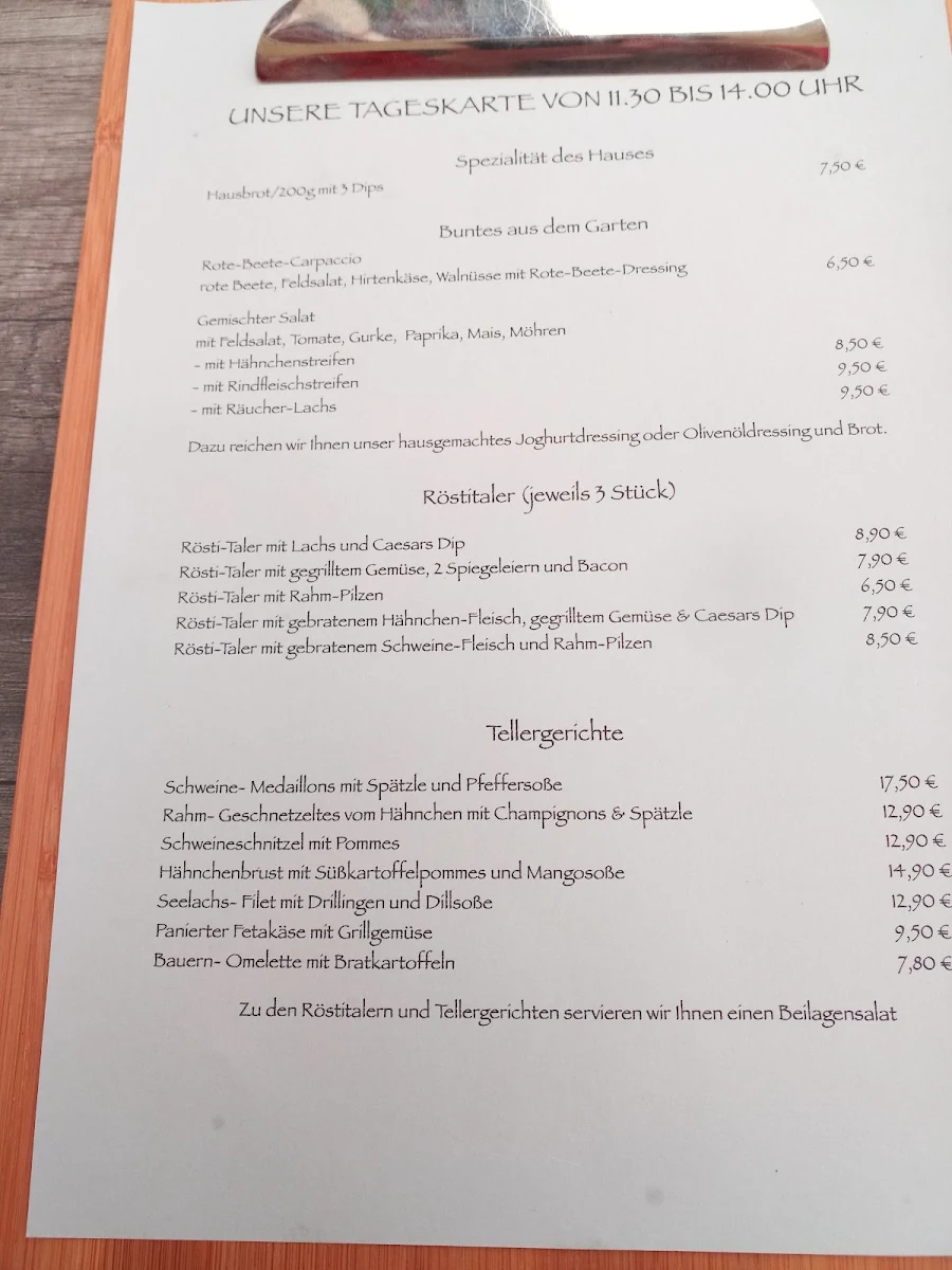 Speisekarte photo 1
