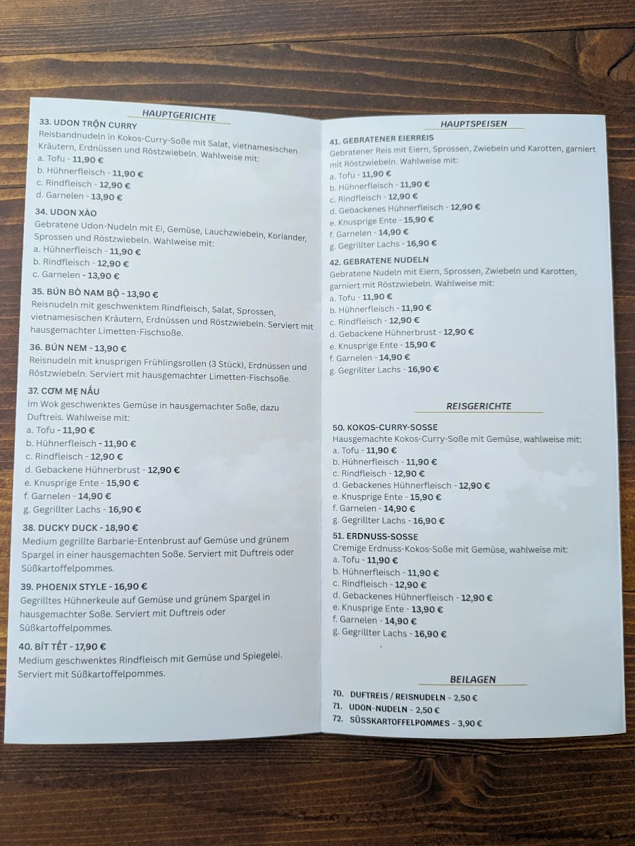 Speisekarte photo 4