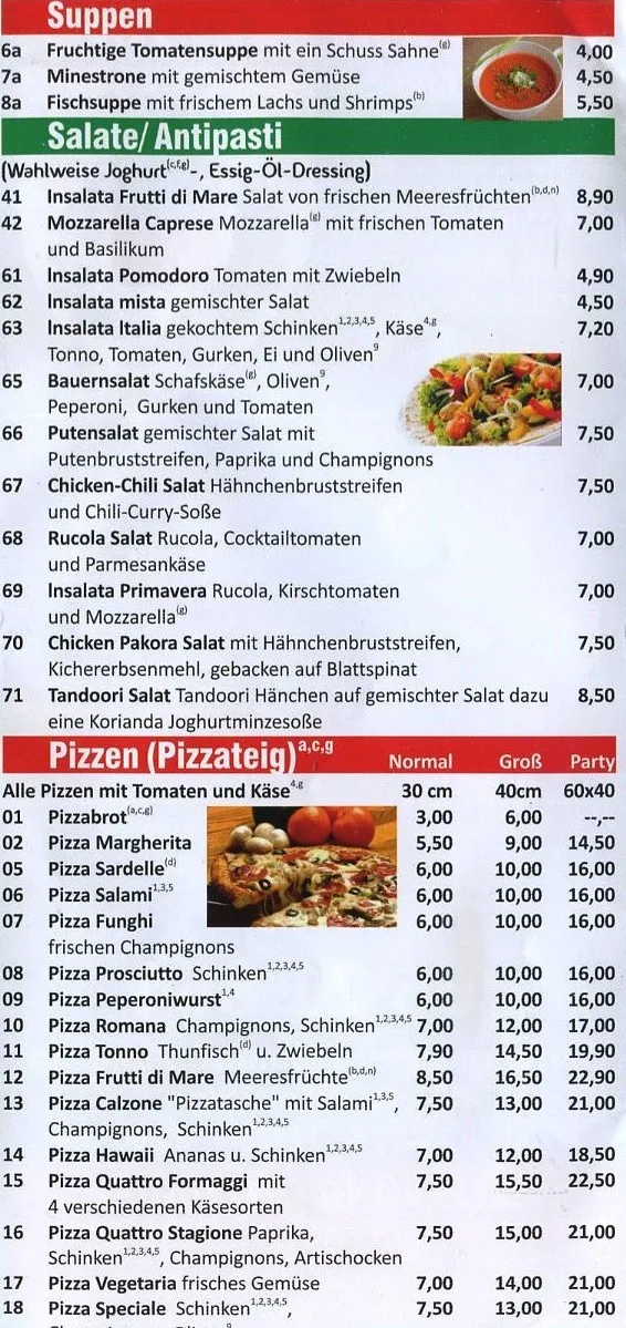 Speisekarte photo 2