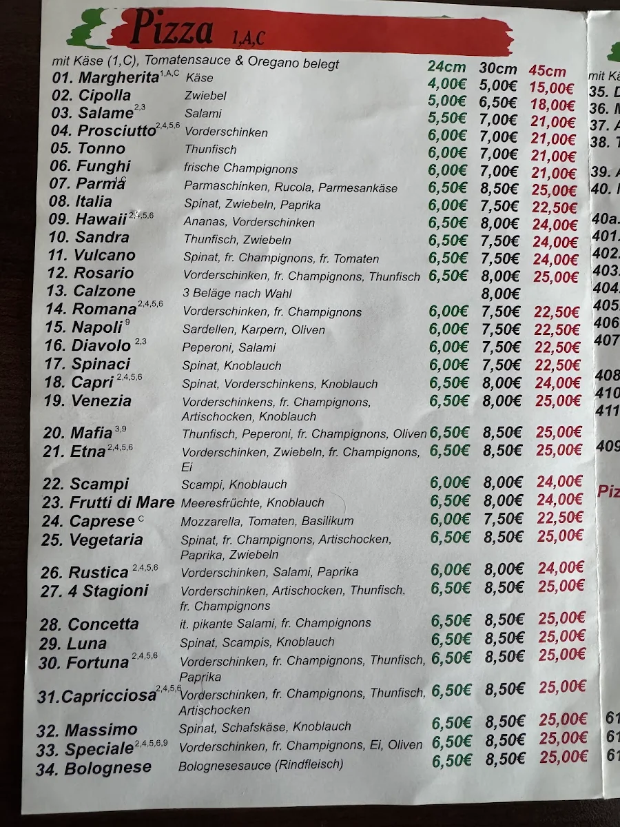 Speisekarte photo 2