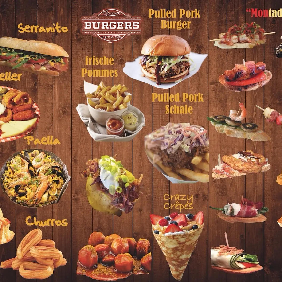 Speisekarte, La Tapita - Food Truck - Tapas & Burger
