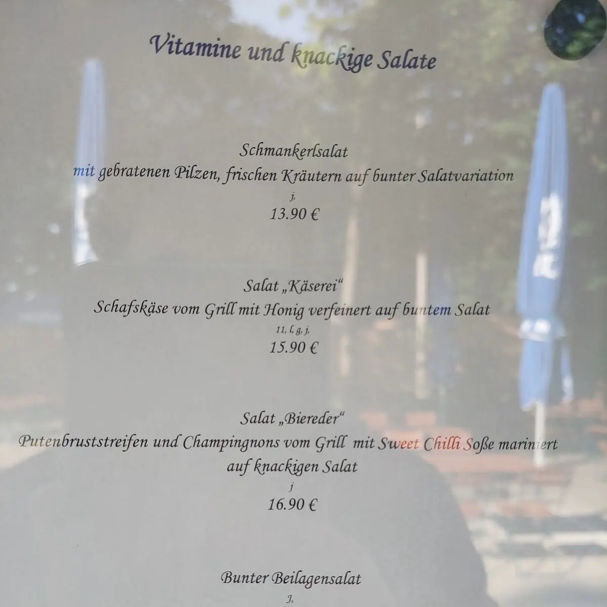 Speisekarte photo 5