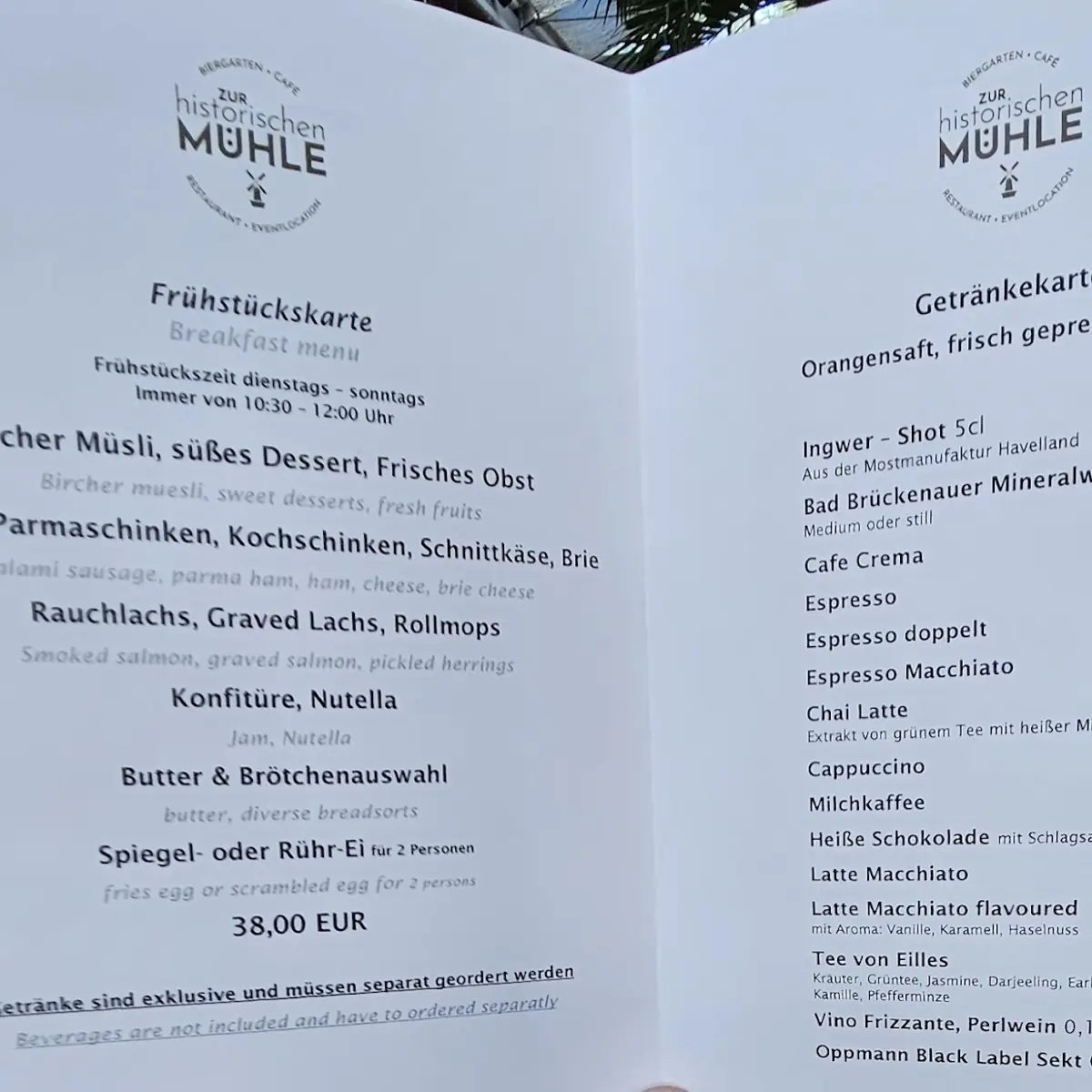 Speisekarte photo 1