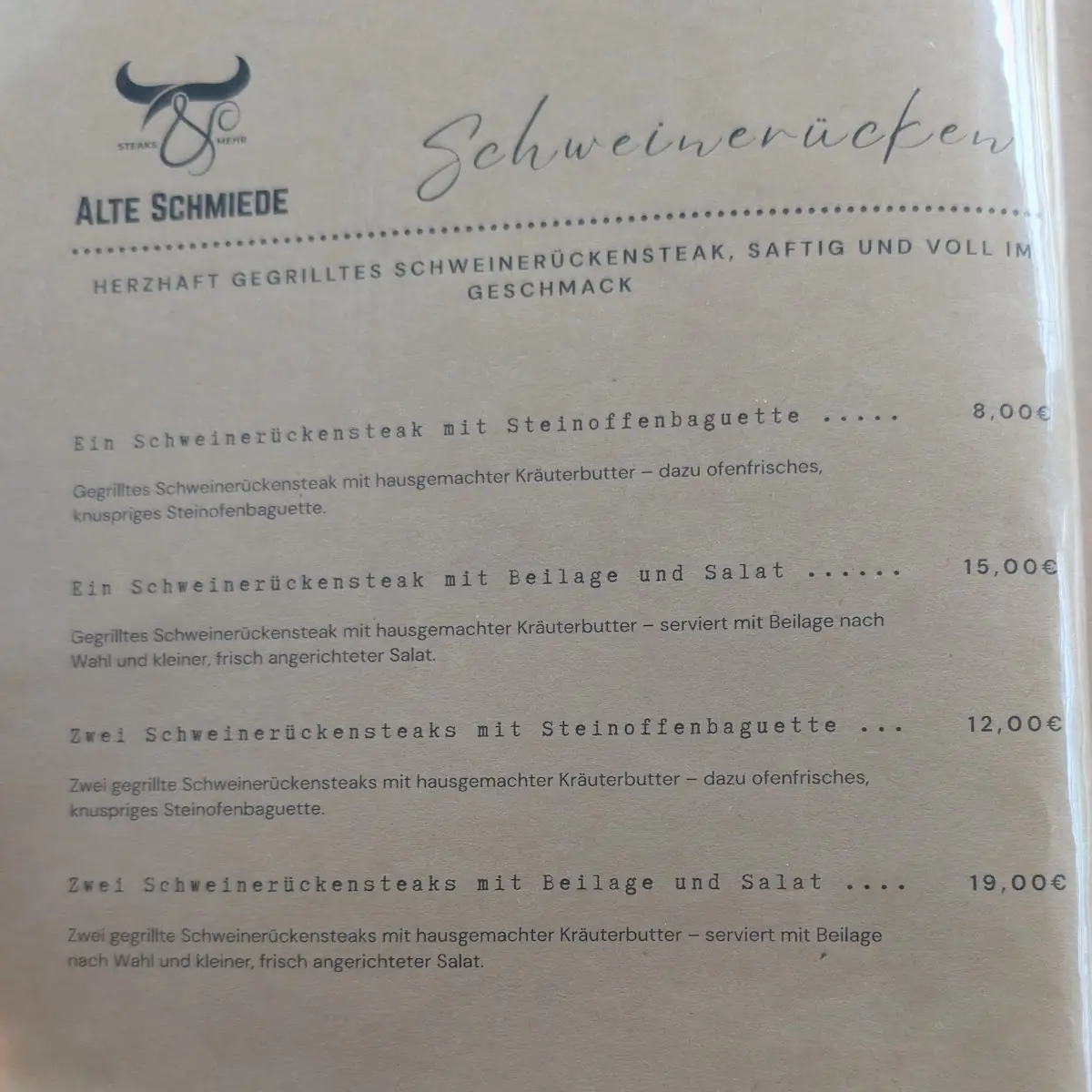 Speisekarte photo 1