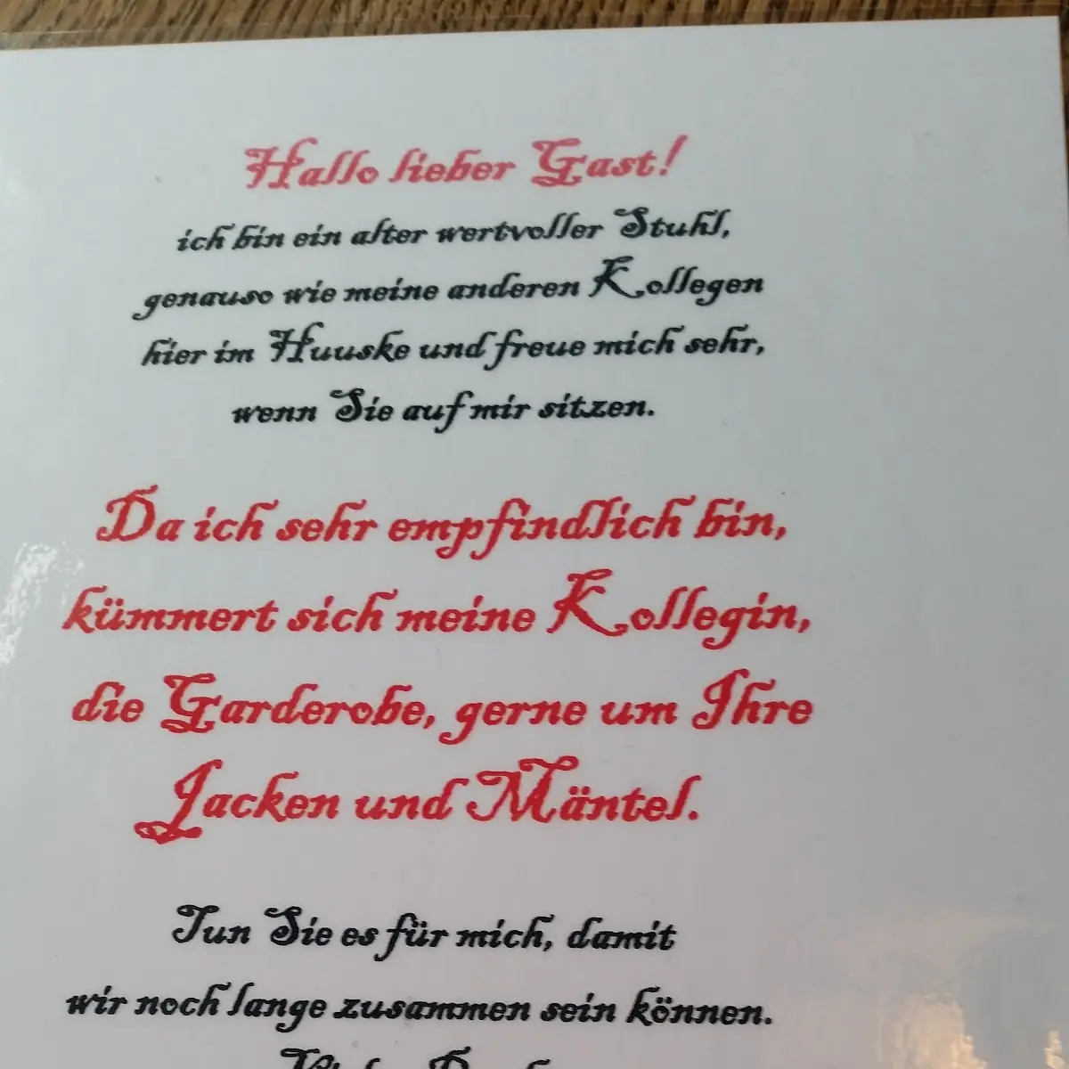 Speisekarte photo 3