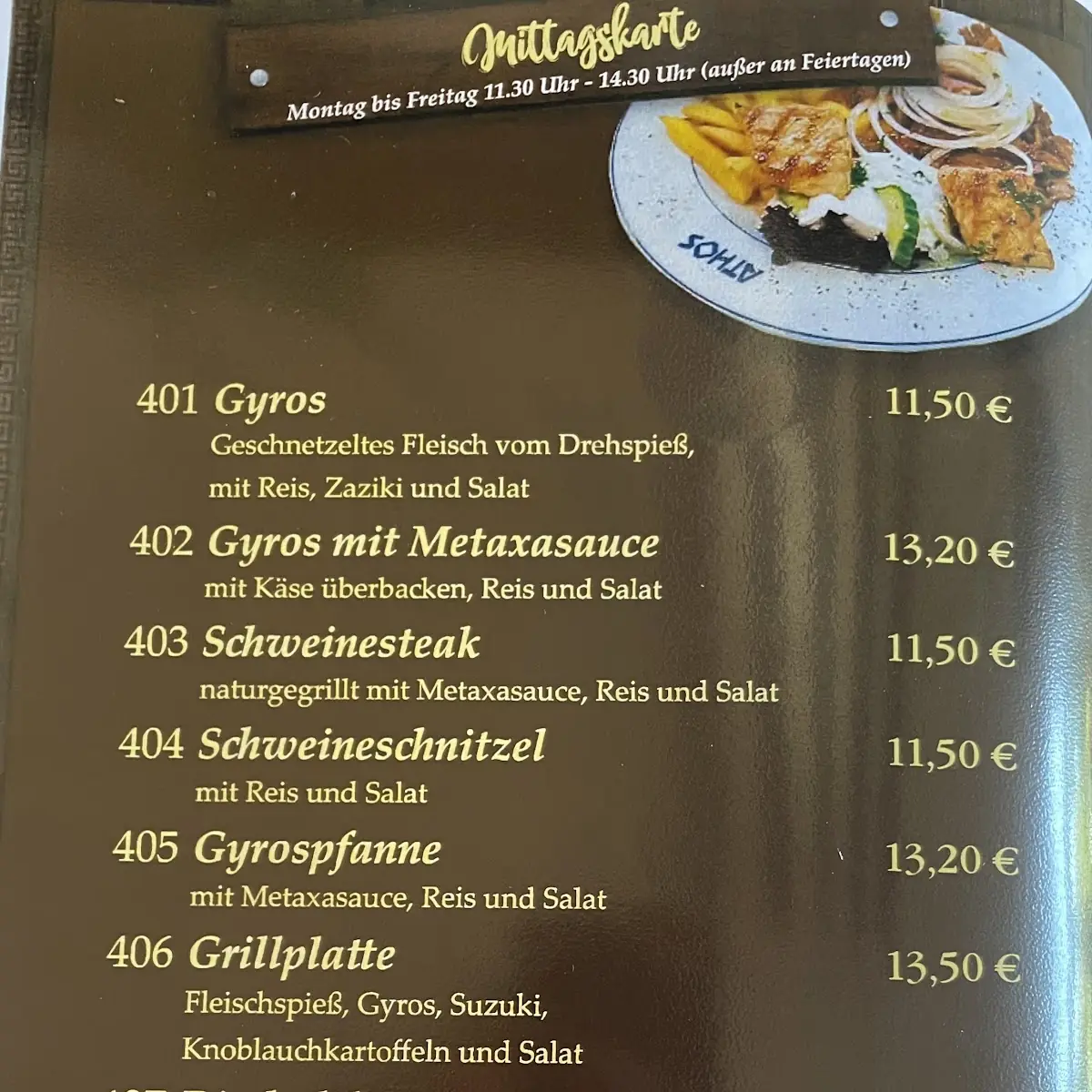 Speisekarte photo 8