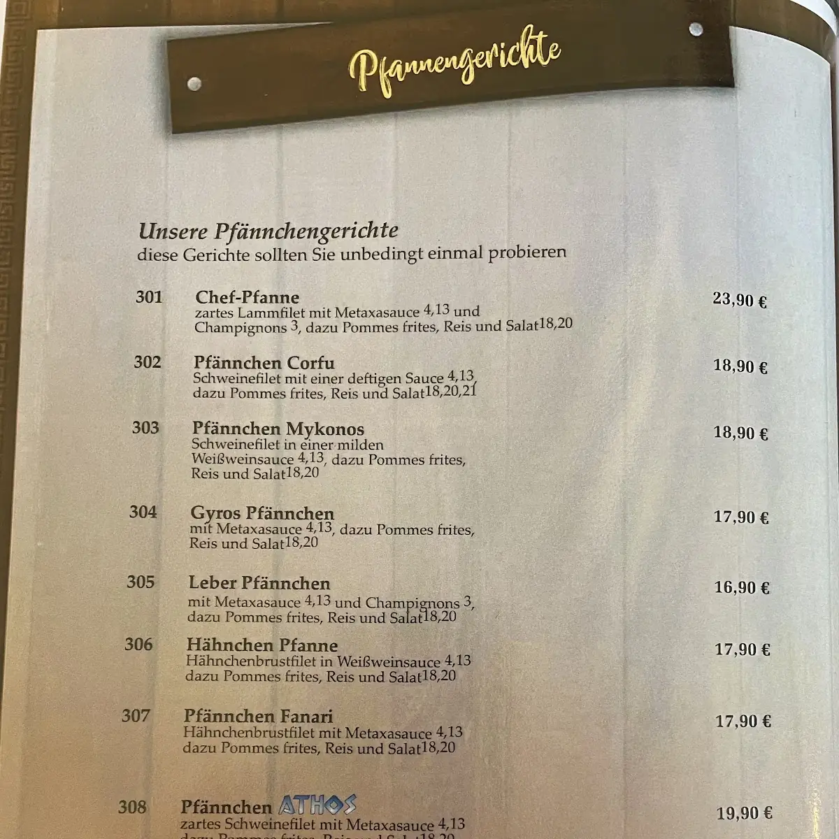 Speisekarte photo 9