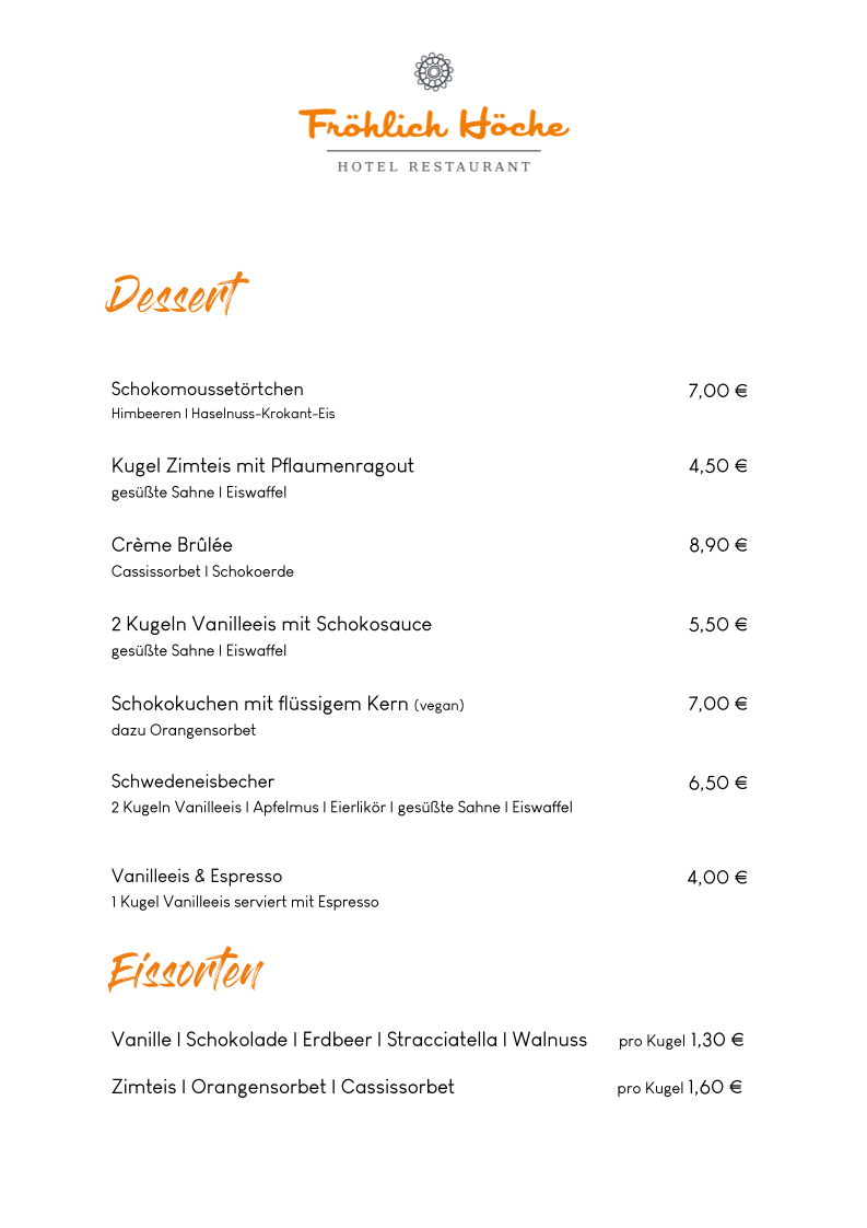 Speisekarte photo 3