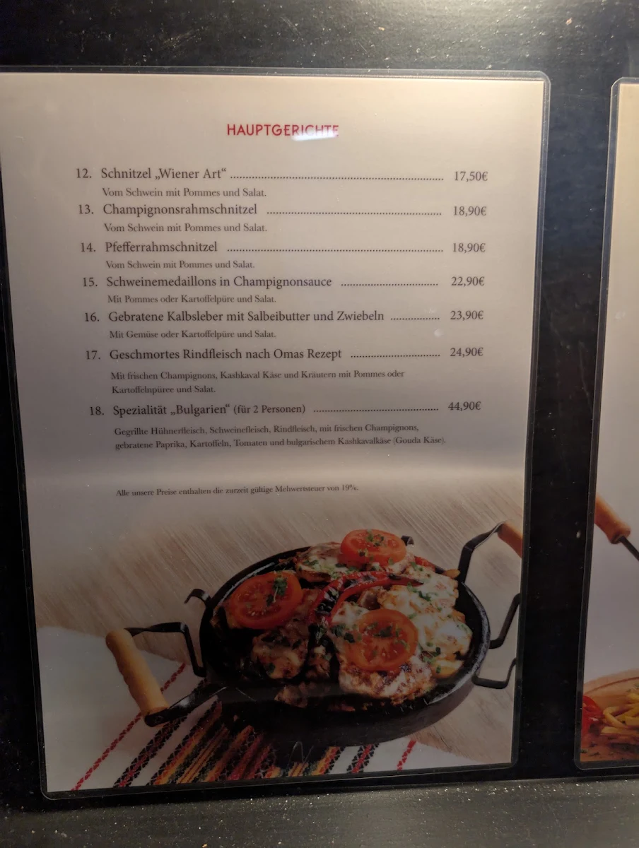 Speisekarte photo 3