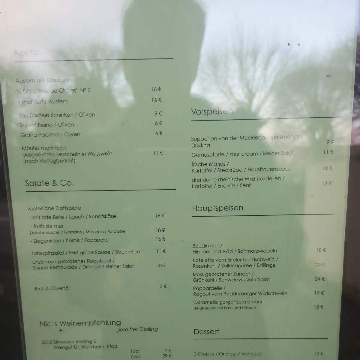 Speisekarte photo 1