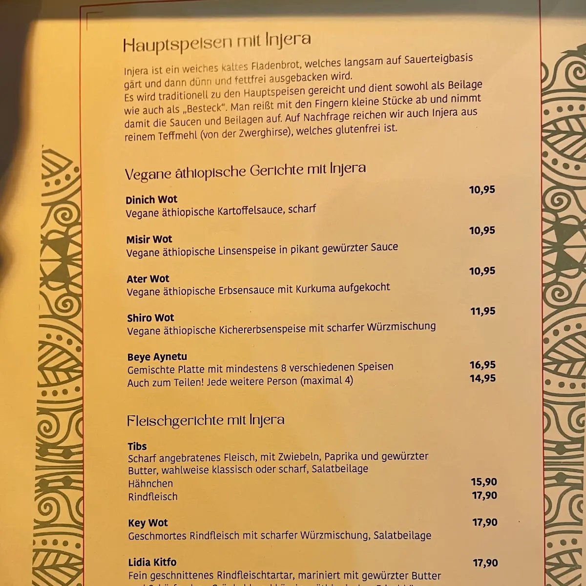 Speisekarte photo 3
