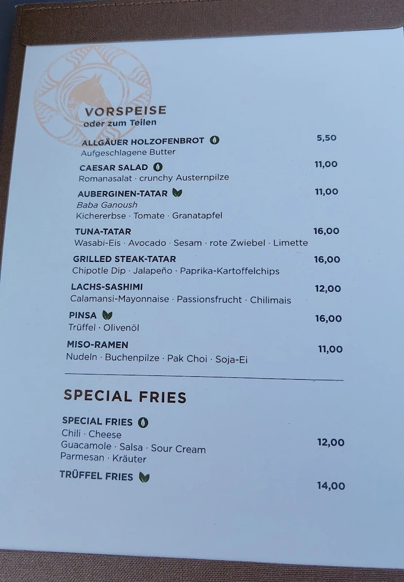 Speisekarte photo 2