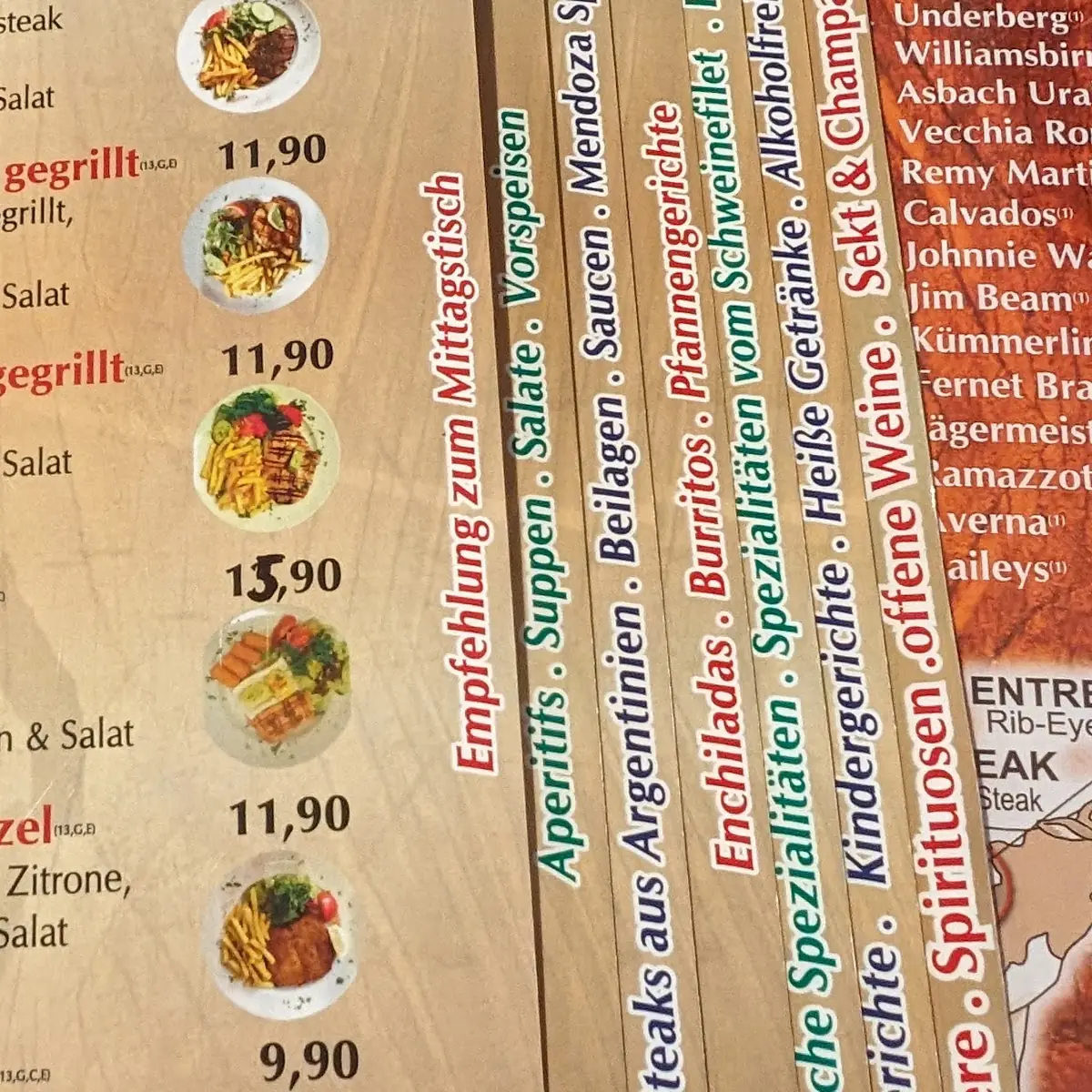 Speisekarte photo 2