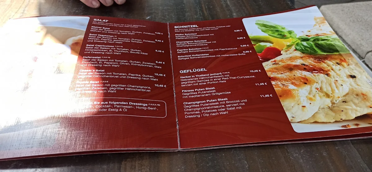Speisekarte, HAFENBAR NEUSS - Cafe & Lounge