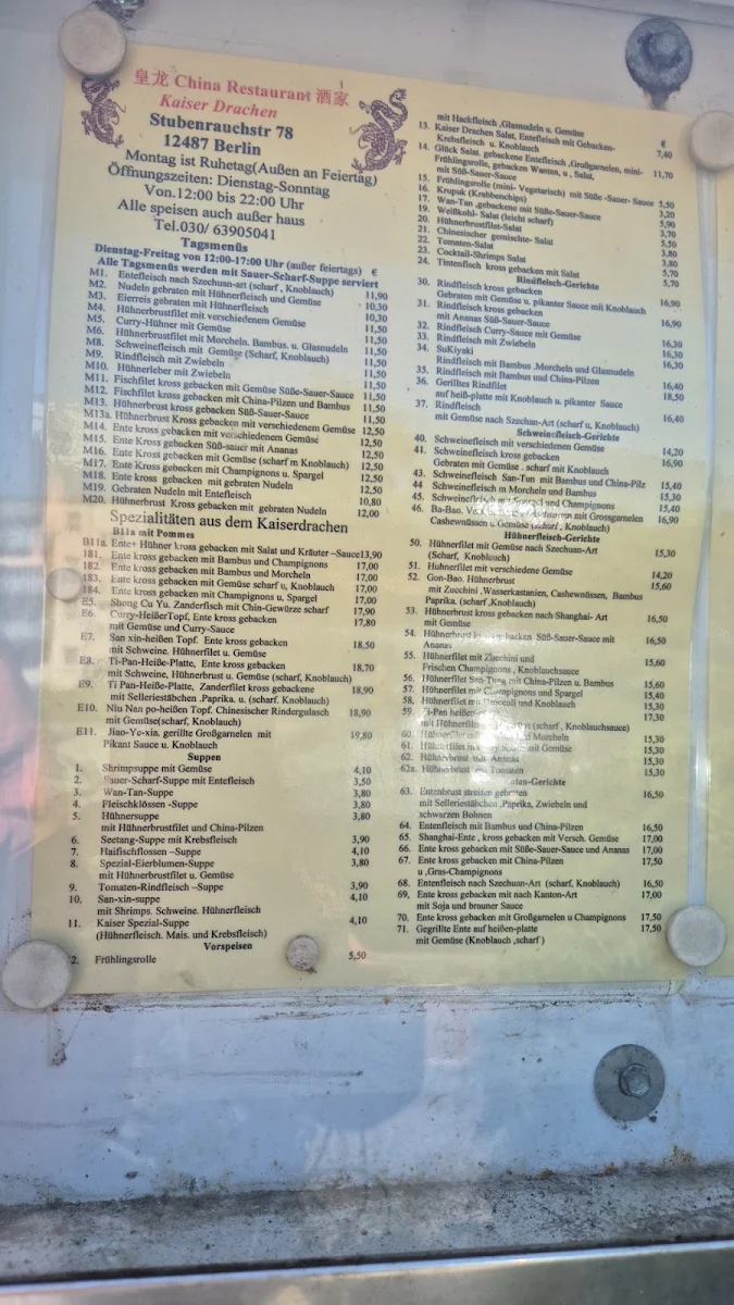 Speisekarte photo 2
