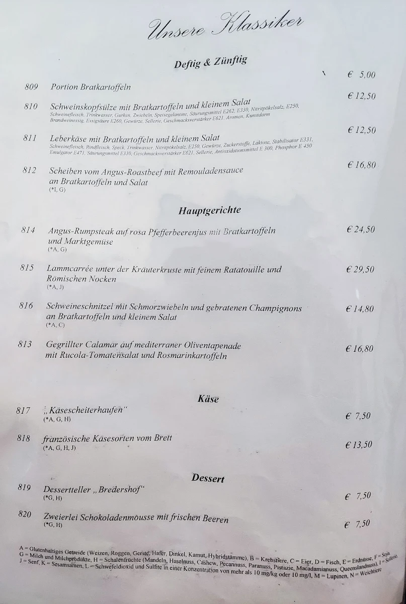 Speisekarte photo 2