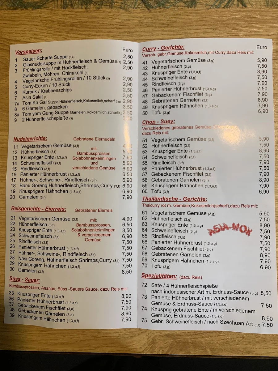 Speisekarte photo 4